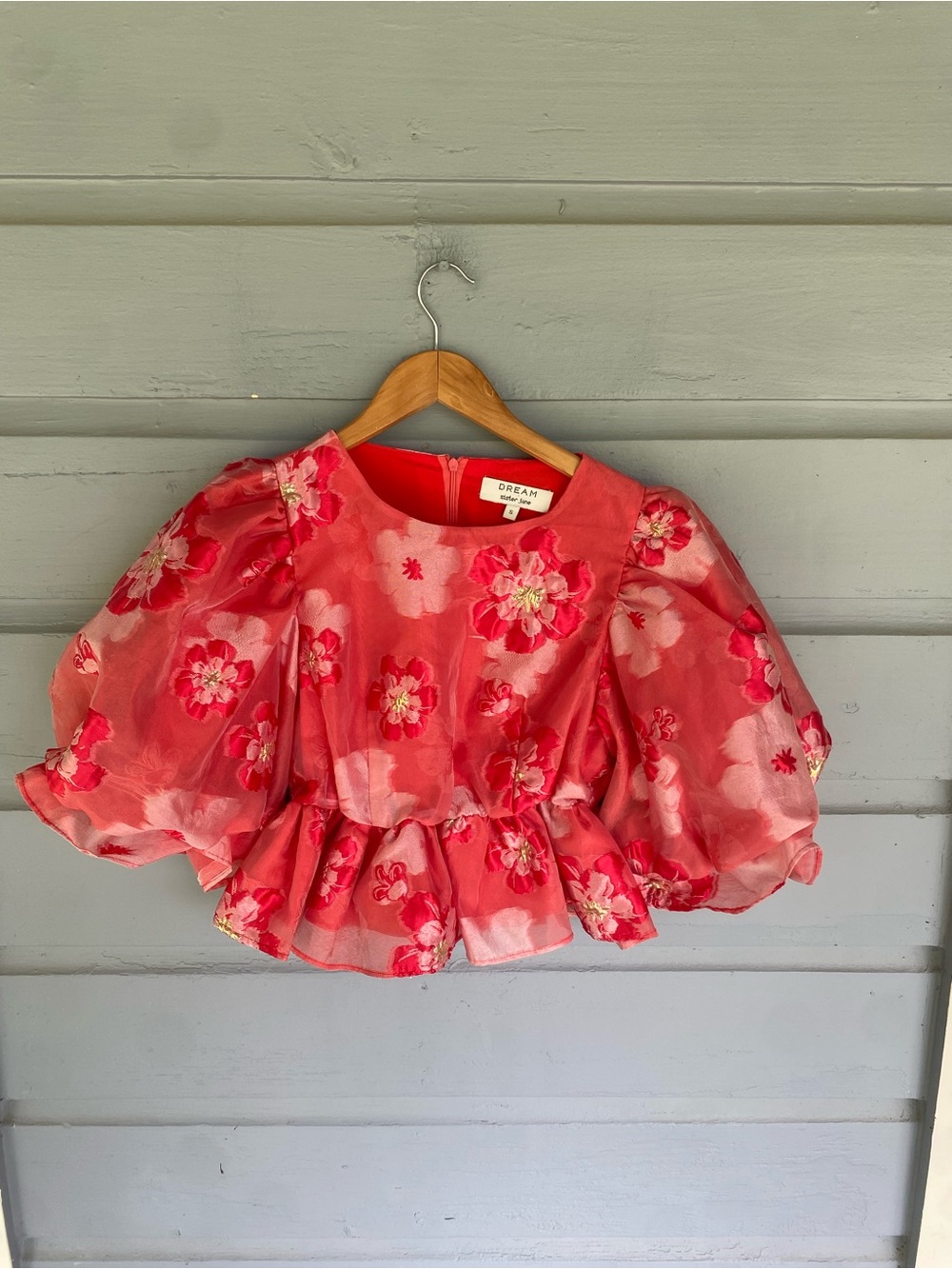 ‘Poppy’ jacquard top by Sister Jane Small